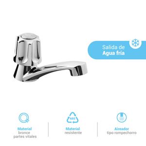 Llave Para Lavatorio Bávaro Cromado Italgrif