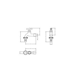 Grifo Jardín Comercial De 1/2"