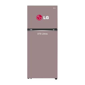 REFRIGERADORA LG TOP FREEZER 375L DOORCOOLING VT37BPK ROSADO ARCILLA