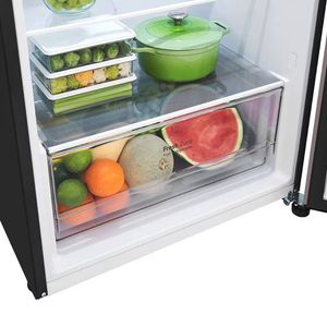REFRIGERADORA LG TOP FREEZER 375L DOORCOOLING VT37BPK ROSADO ARCILLA