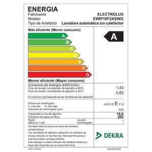 LAVADORA ELECTROLUX EWIP18F2XSWG CARGA SUPERIOR 18KG INVERTER GRIS