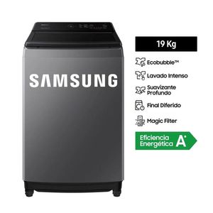 Lavadora Samsung 19 Kg WA19CG6441BDPE Gris/Negro