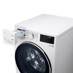 LAVASECA LG CARGA FRONTAL 11/7KG CON AI DD WD11WVC3S6 BLANCA + PARLANTE PORTATIL MIC-S200 DE REGALO