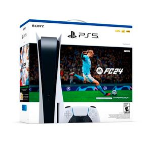 Consola SONY PLAYSTATION 5 CON LECTOR DE DISCOS EA SPORTS FC 24  16GB 825GB BLANCO