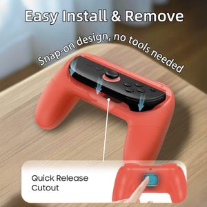 Handgrip KJH Para Joy Con Nintendo Switch 2 Rojo