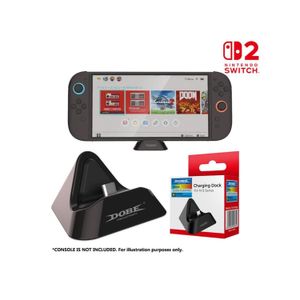 Base Cargador Dobe Para Nintendo Switch 2 Negro