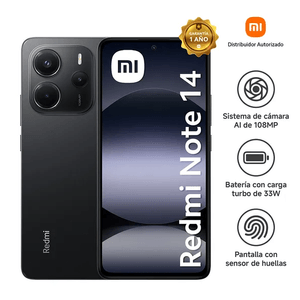 CELULAR REDMI NOTE 14 NEGRO 6GB RAM 128GB
