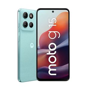 CELULAR DESBLOQUEADO MOTOROLA G15 XT2521-2 CELESTE 4GB RAM 512GB