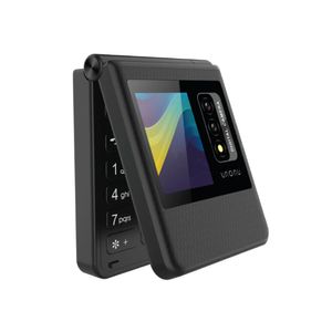 CELULAR UNONU UF1L FLIP PHONE 2024 32MB 128MB NEGRO