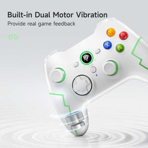 Mando Inalambrico Easysmx Esm 9013 Pro Wifi Bt Vibracion Green White