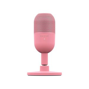 Microfono Gamer Razer Seiren V3 Mini Usb Streaming Supercardioide C/N Sensor Touch Silent Quartz