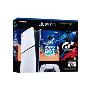 Consola PlayStation 5 Slim Digital Bundle con ASTRO BOT y Gran Turismo 7