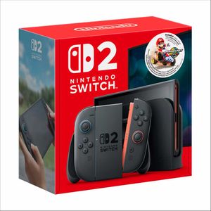 Consola NINTENDO NINTENDO SWITCH 2 BUNDLE MARIO KART WORLD 0 12GB 256GB NEGRO