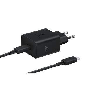Cargador Samsung de carga rápida 45W con cable Negro
