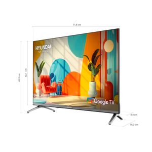 Televisor HYUNDAI HYLED3259QG 32 2025 8GB 1.5GB GREY
