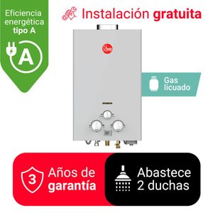 TERMA A GAS 10 L RHEEM GAS LICUADO (GLP)