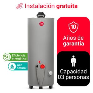 TERMOTANQUE 76L RHEEM GAS NATURAL (GN)