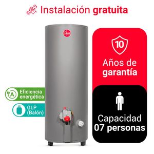 TERMOTANQUE 190L RHEEM GAS LICUADO (GLP)