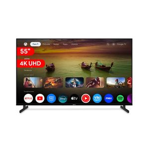 Televisor MIRAY MK55-E2000GBT GOOGLE TV. 55" 2025 2GB 16GB NEGRO