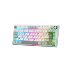 Teclado Mecánico Gamer Royal Kludge RK R75 Cableado SP Skycyan-K Silver Switch