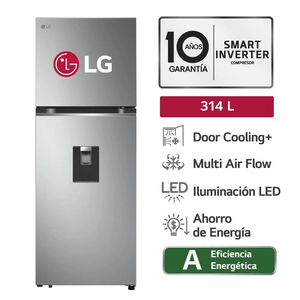 REFRIGERADORA LG  |  TOP FREEZER  | GT31WPP 314 LT