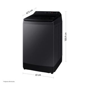 LAVADORA SAMSUNG ECOBUBBLE 13KG GRIS GRAFITO WA40F13E4CPE