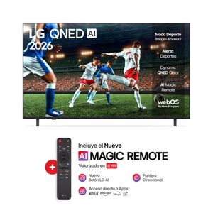 TELEVISOR LG QNED 50” 4K UHD SMART TV CON AI 50QNED73ASA (2026)