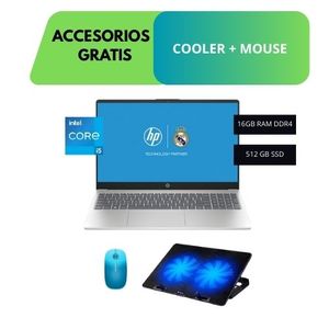 LAPTOP HP 15-FD0260LA, INTEL CORE 5 120U, 16GB DDR4, 512GB SSD, DORADO CALIDO + ACCESORIOS