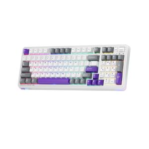 Teclado Mecanico Gamer Machenike Kg98 BT Ingles Morado