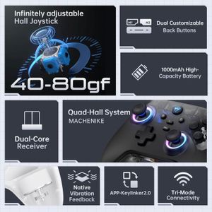 Mando Machenike G3 V2 Inalambrico Multiplataforma Azul